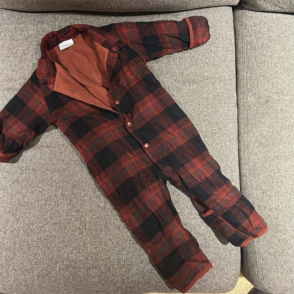 Columbia Red and Black Checkered Jacket
